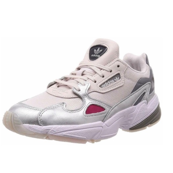 adidas Falcon Orchid Tint Silver Metallic Sneakers - Picture 3 of 14